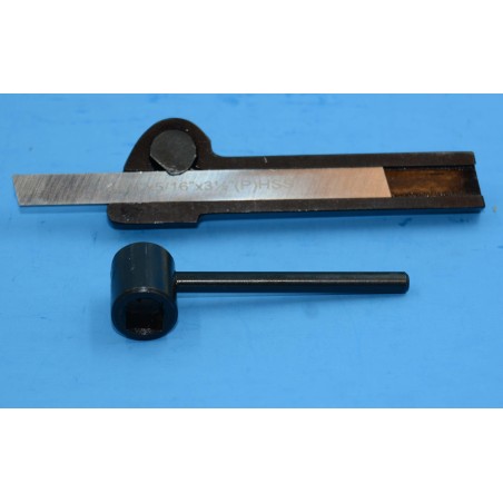 PARTING TOOL HOLDER AND BLADE FOR SMALL LATHE 5/16 x 3 1/2